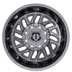 TIS 544C DUALLY 17X6.5 GLOSS BLACK